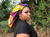 Rosalie Bonnet – Handmade Cotton Bonnet with Blue Satin Lining